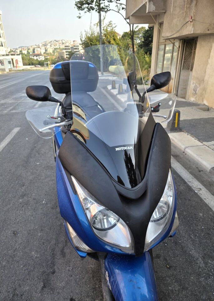 MOTOCAM Honda Silverwing SWT 600 Ön Cam 2008-2013 Model 71cm Şeffaf Renkli 4mm