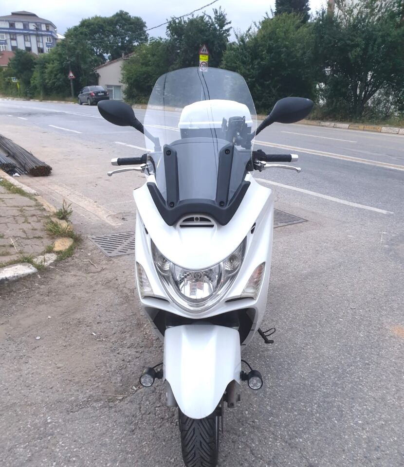 MOTOCAM Kymco Xciting 500 İ Ön Cam 2008-2012 Model 62cm Şeffaf Renkli 4mm