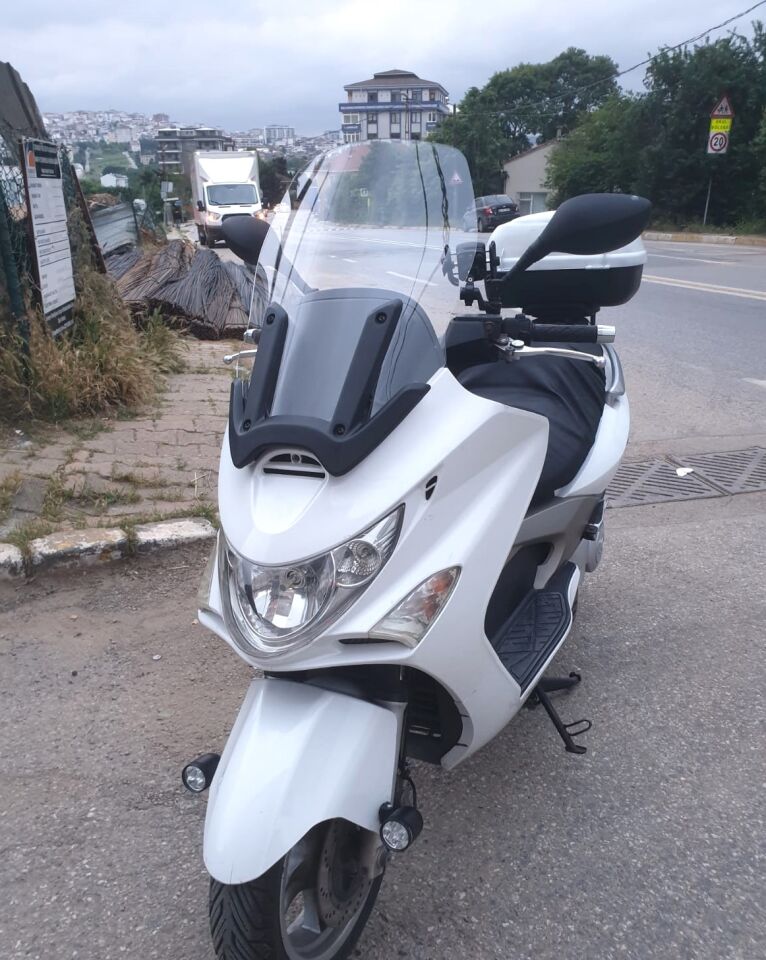 MOTOCAM Kymco Xciting 500 İ Ön Cam 2008-2012 Model 62cm Şeffaf Renkli 4mm