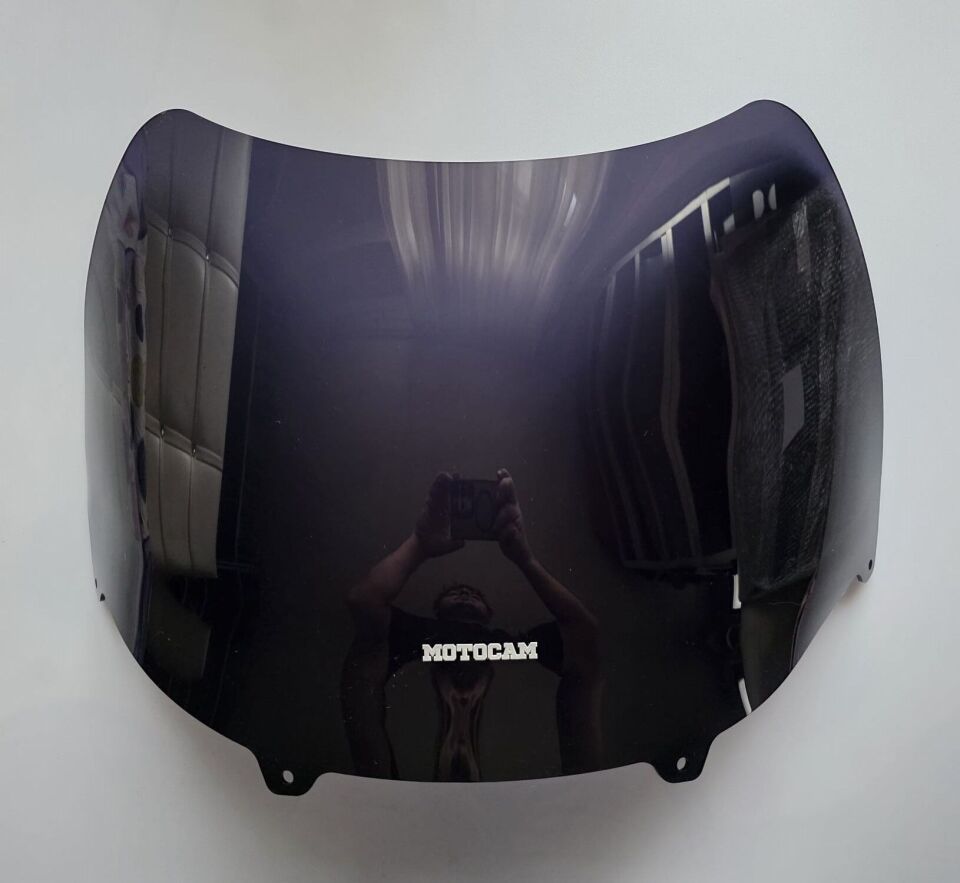 MOTOCAM Bmw R 1200 CL Ön Cam 2002-2005 Model 46cm Siyah Renkli 4mm