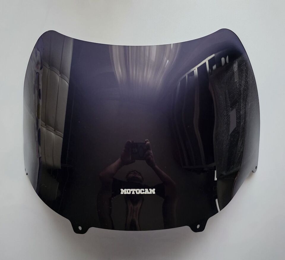 MOTOCAM Bmw R 1200 CL Ön Cam 2002-2005 Model 46cm Siyah Renkli 4mm