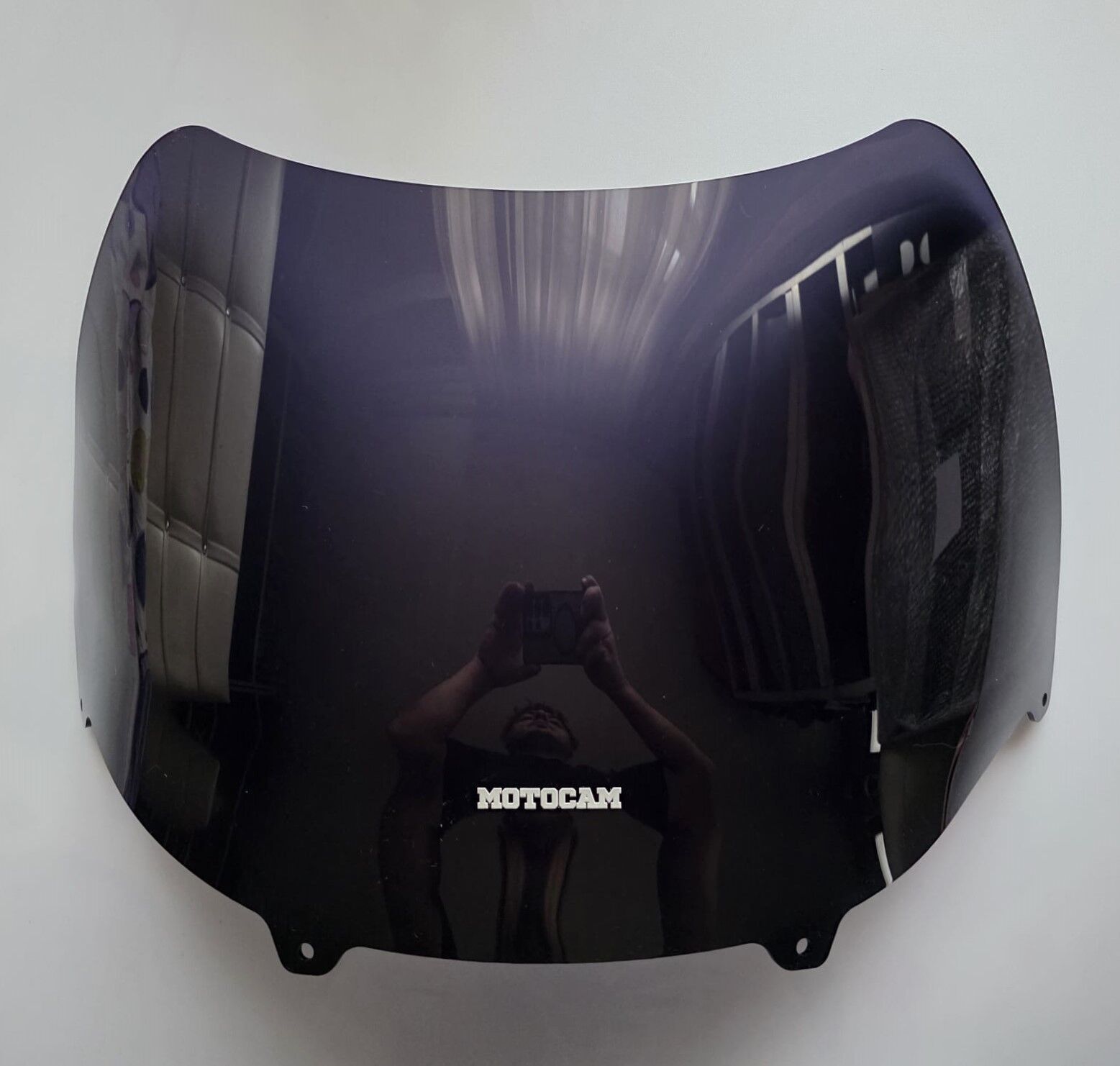 MOTOCAM Bmw R 1200 CL Ön Cam 2002-2005 Model 46cm Siyah Renkli 4mm