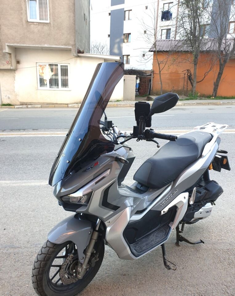 MOTOCAM Kral Arneb 150 Ön Cam 2023-2026 Model 78cm Siyah Renkli 4mm UZUN