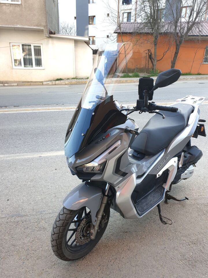 MOTOCAM Kral Arneb 150 Ön Cam 2023-2026 Model 78cm Şeffaf Renkli 4mm UZUN