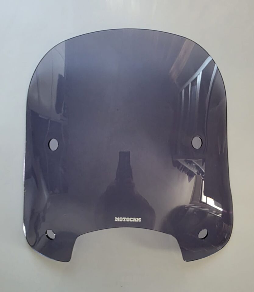 MOTOCAM RKS LT 50 PRO Ön Cam 2023-2026 Model 46cm Füme Renkli 4mm APARATSIZ