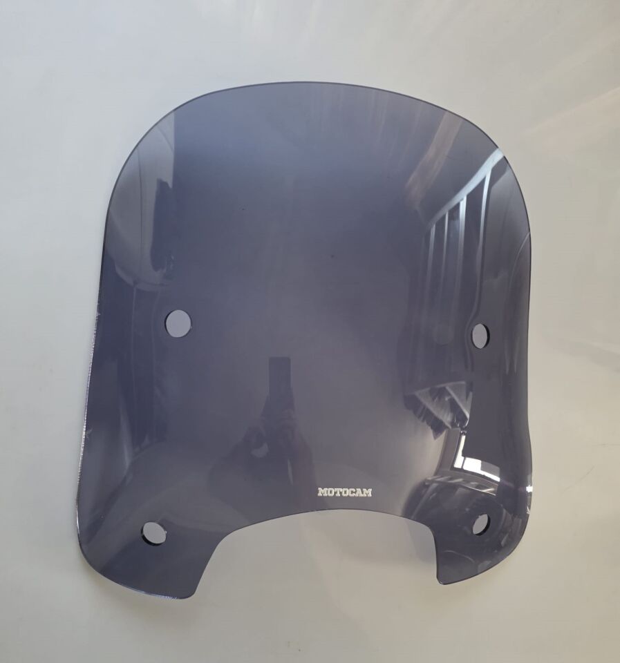 MOTOCAM RKS LT 50 PRO Ön Cam 2023-2026 Model 46cm Füme Renkli 4mm APARATSIZ