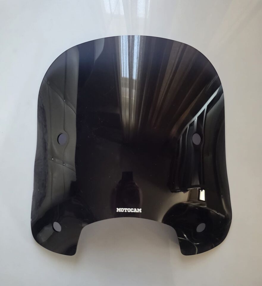 MOTOCAM RKS LT 50 PRO Ön Cam 2023-2026 Model 46cm Siyah Renkli 4mm APARATSIZ