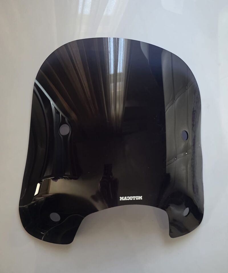 MOTOCAM RKS LTR 125 Ön Cam 2023-2026 Model 46cm Siyah Renkli 4mm APARATSIZ