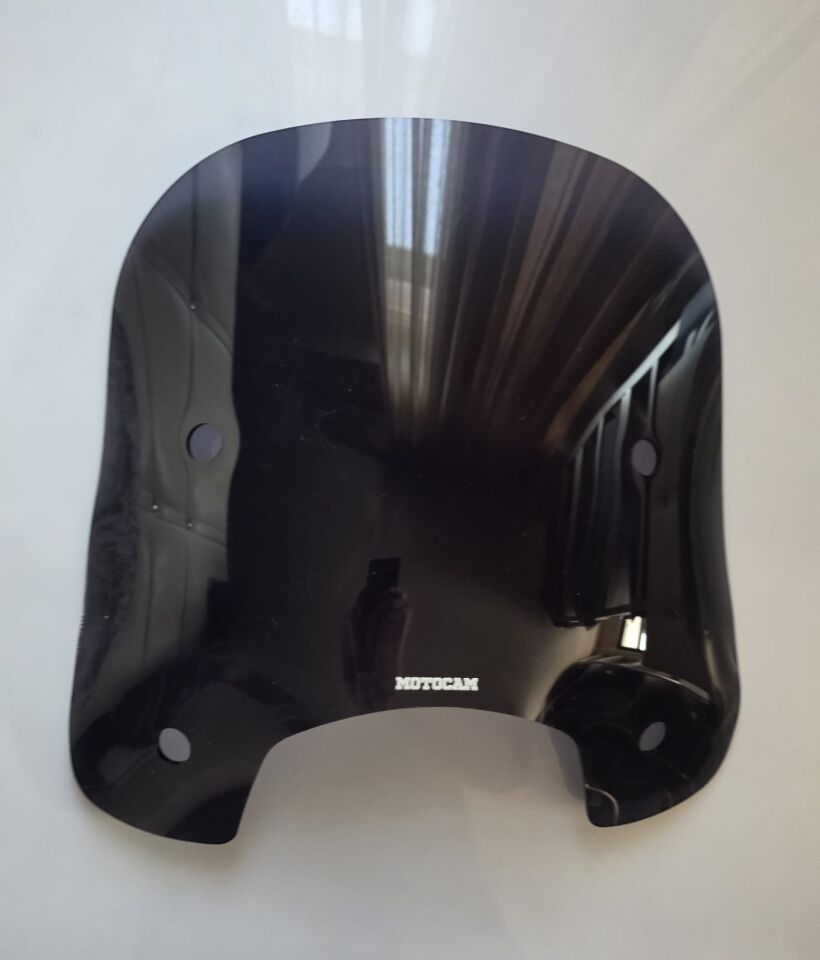 MOTOCAM RKS LTR 125 Ön Cam 2023-2026 Model 46cm Siyah Renkli 4mm APARATSIZ