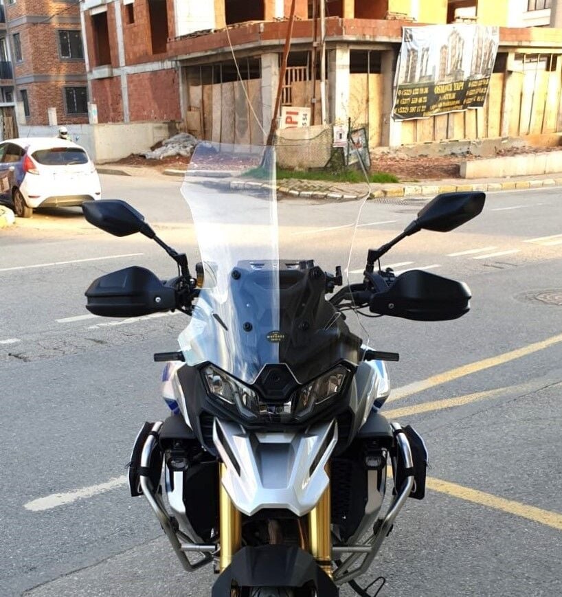 MOTOCAM Voge DS 900 X Ön Cam 2025-2026 Model 53cm Şeffaf Renkli 4mm