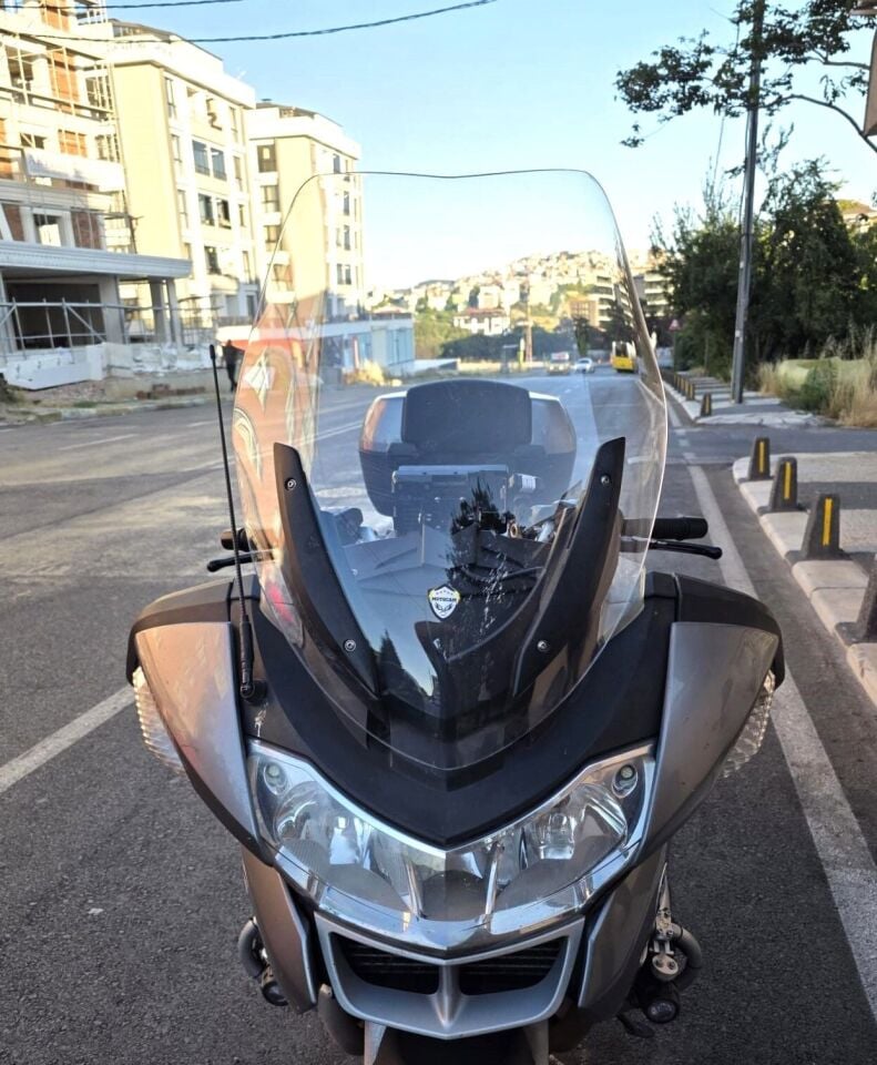 MOTOCAM Bmw R 1200 RT Ön Cam 2005-2015 Model 70cm Şeffaf Renkli 4mm
