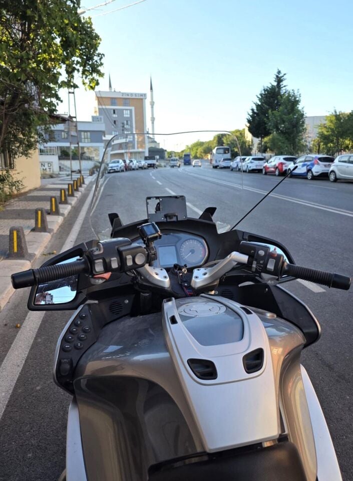 MOTOCAM Bmw R 1200 RT Ön Cam 2005-2015 Model 70cm Şeffaf Renkli 4mm