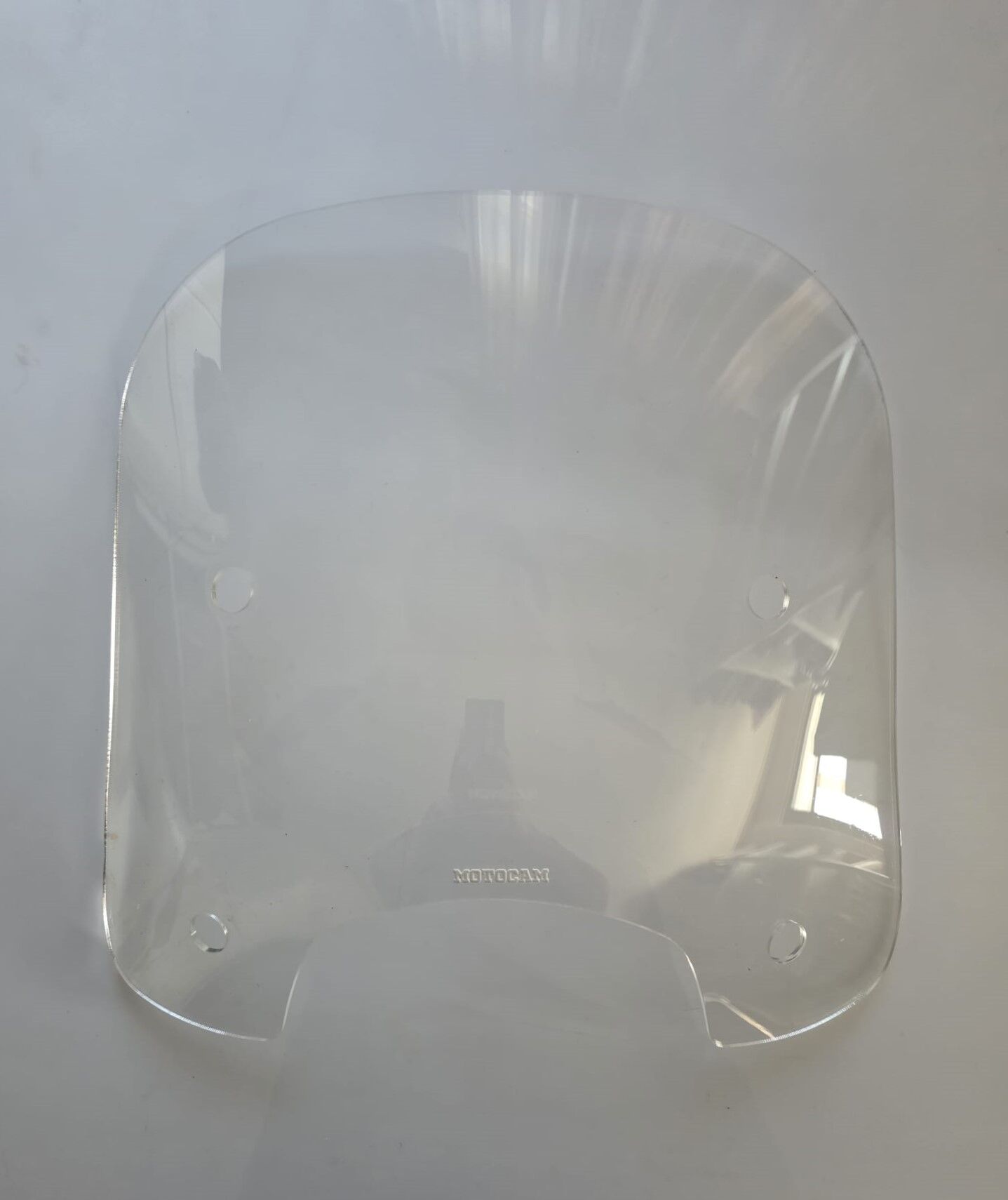MOTOCAM RKS LTR 125 Ön Cam 2023-2026 Model 46cm Şeffaf Renkli 4mm APARATSIZ
