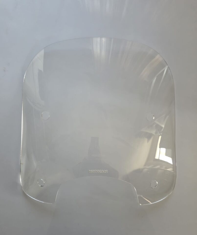 MOTOCAM RKS LTR 125 Ön Cam 2023-2026 Model 46cm Şeffaf Renkli 4mm APARATSIZ