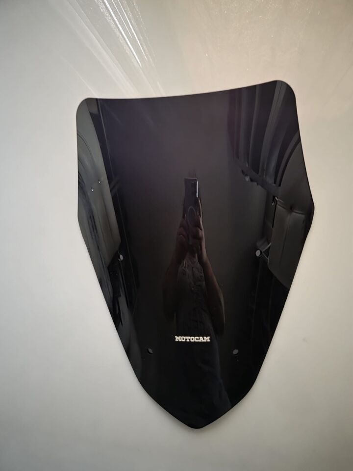 MOTOCAM Volta Apec Apx7 Ön Cam 2025-2026 Model 43cm Siyah Renkli SPORTİF