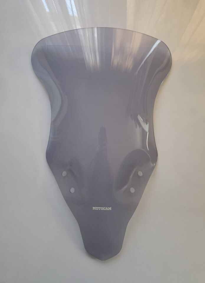 MOTOCAM CF Moto 250 SR Ön Cam 2020-2025 Model 57cm Füme Renkli 4mm