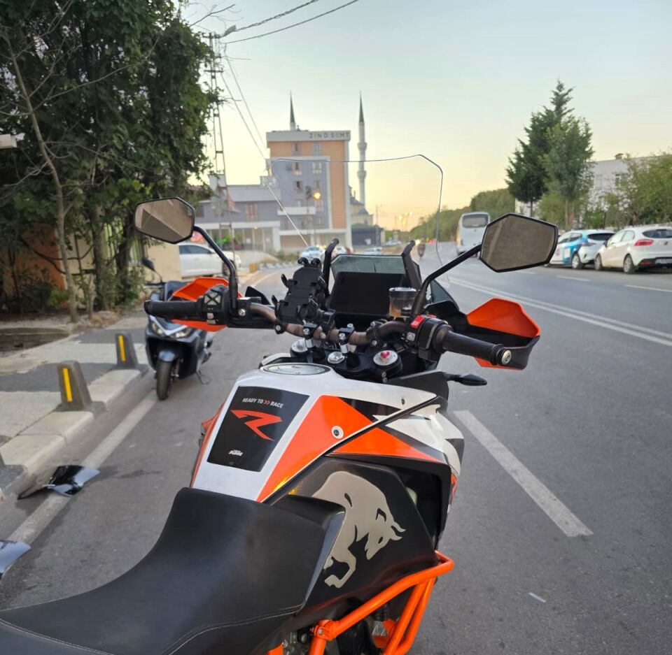 MOTOCAM KTM 1290 Super Adventure Ön Cam 2017-2020 Model 43cm Şeffaf Renkli 4mm