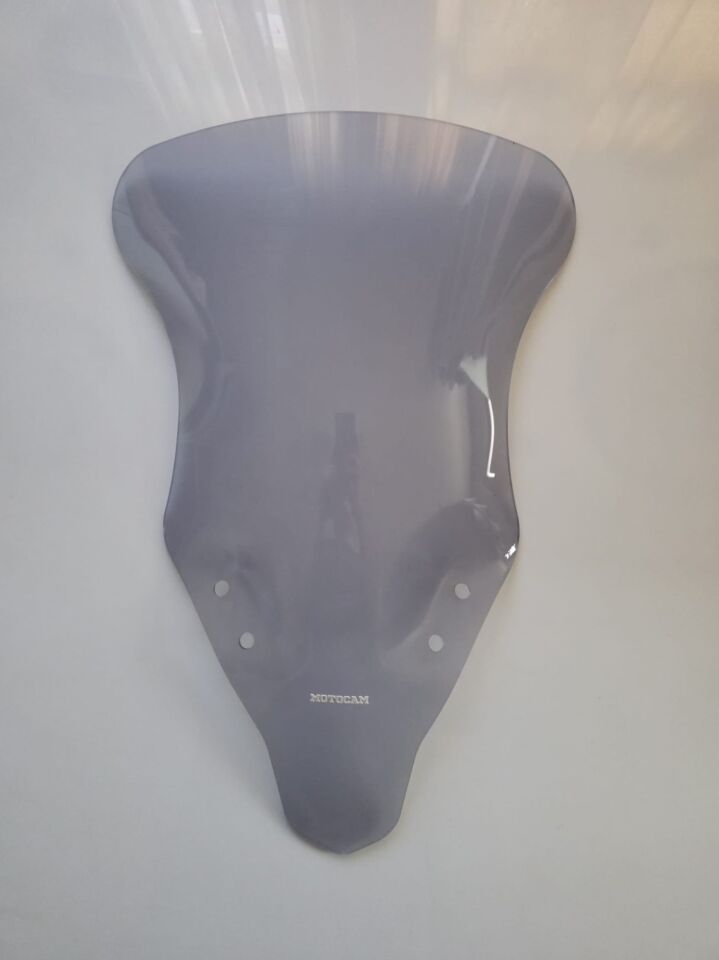 MOTOCAM CF Moto 250 SR Ön Cam 2020-2025 Model 57cm Füme Renkli 4mm