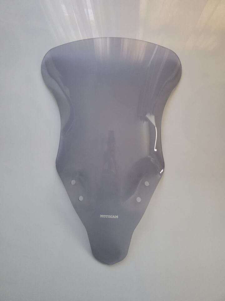 MOTOCAM CF Moto 250 SR Ön Cam 2020-2025 Model 57cm Füme Renkli 4mm