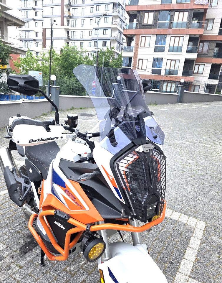 MOTOCAM KTM 1290 Super Adventure Ön Cam 2021-2026 Model 41cm Füme Renkli