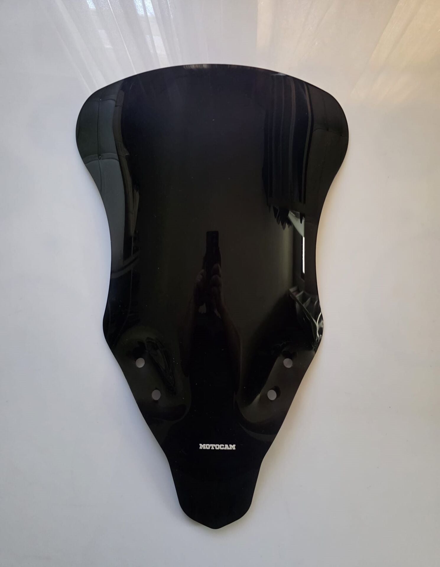 MOTOCAM CF Moto 250 SR Ön Cam 2020-2025 Model 57cm Siyah Renkli 4mm