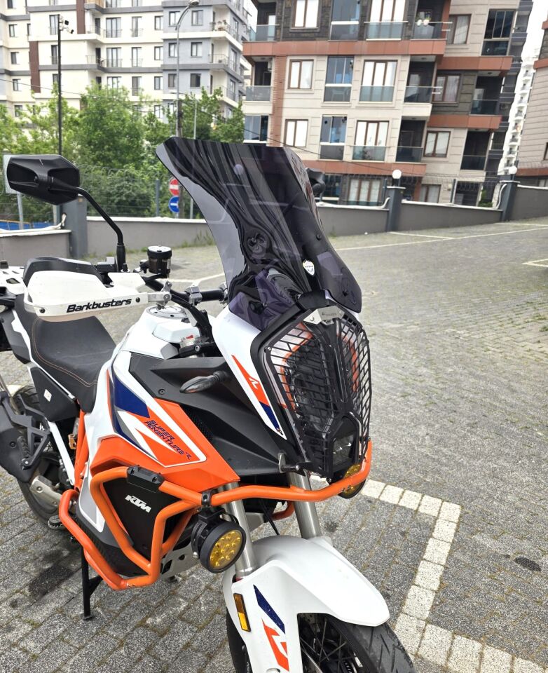 MOTOCAM KTM 1290 Super Adventure Ön Cam 2021-2026 Model 41cm Siyah Renkli