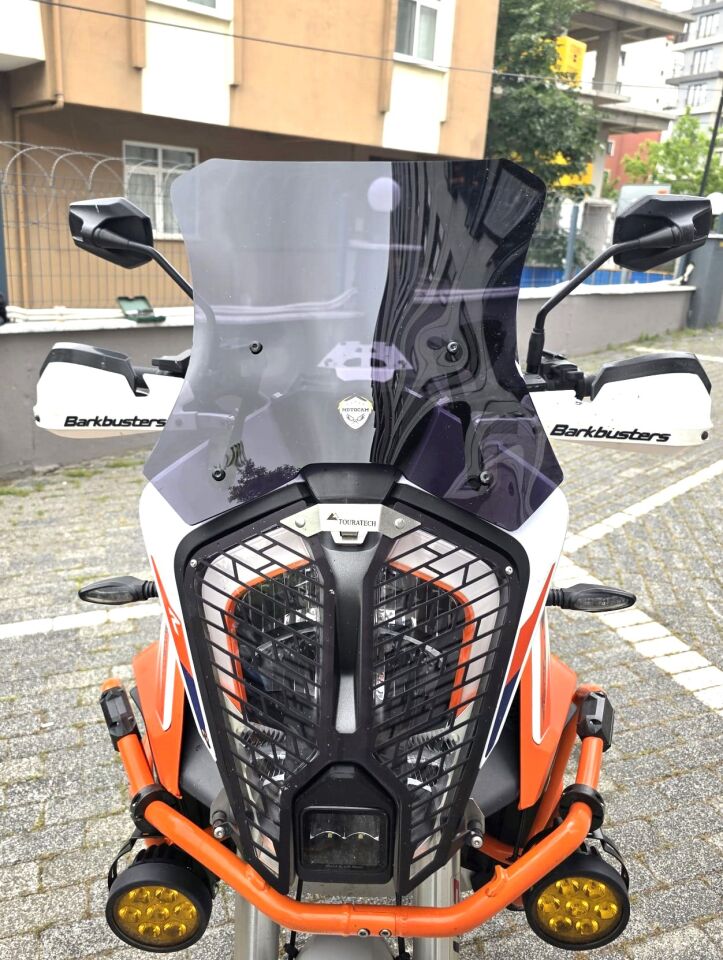 MOTOCAM KTM 1290 Super Adventure Ön Cam 2021-2026 Model 41cm Siyah Renkli