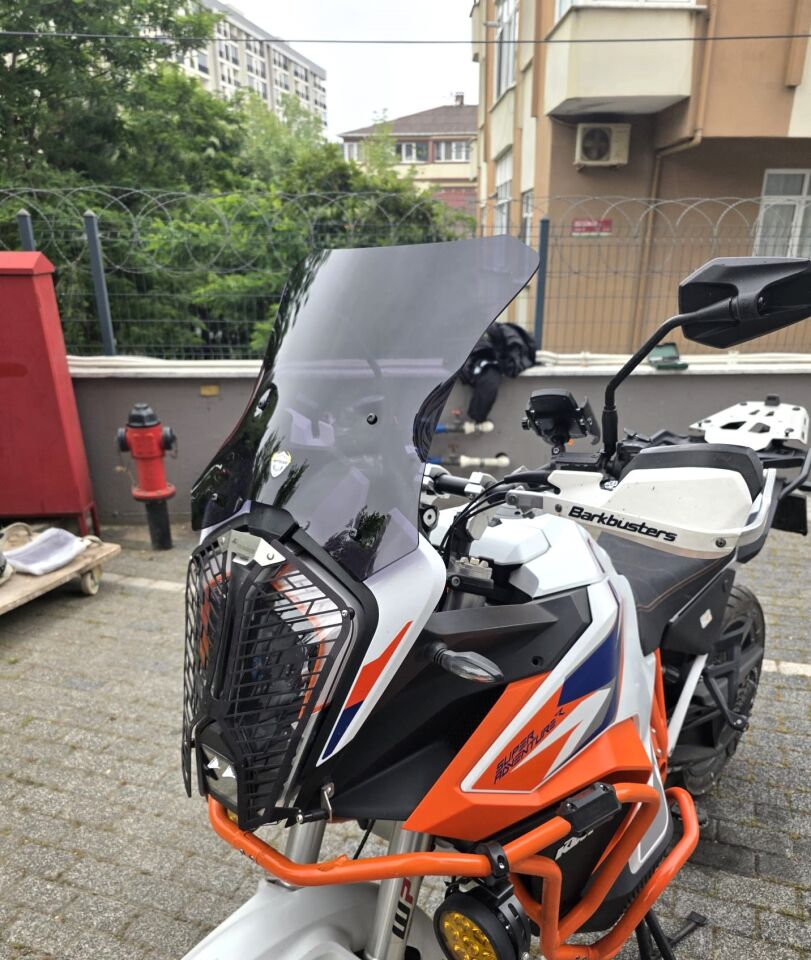 MOTOCAM KTM 1290 Super Adventure Ön Cam 2021-2026 Model 41cm Siyah Renkli