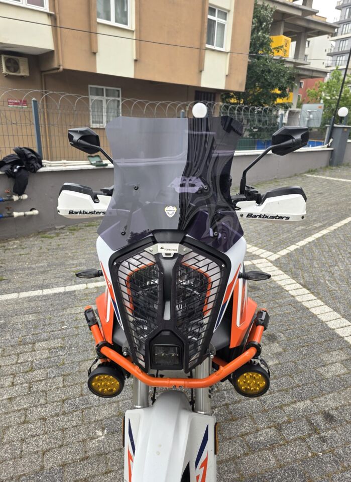 MOTOCAM KTM 1290 Super Adventure Ön Cam 2021-2026 Model 41cm Siyah Renkli