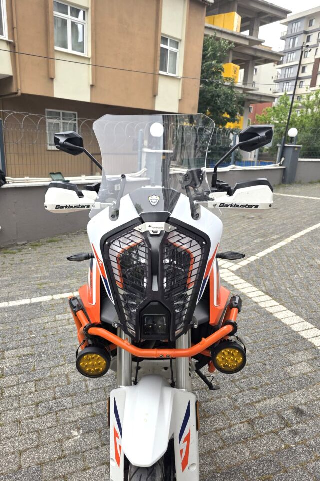 MOTOCAM KTM 1290 Super Adventure Ön Cam 2021-2026 Model 41cm Şeffaf Renkli