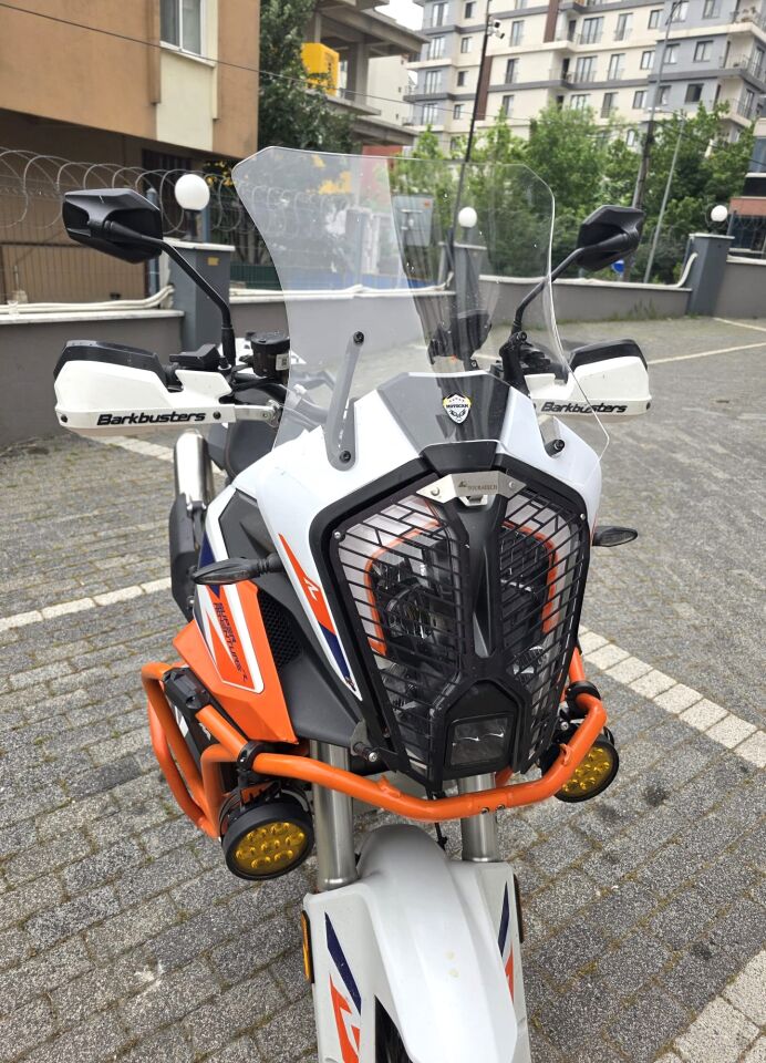 MOTOCAM KTM 1290 Super Adventure Ön Cam 2021-2026 Model 41cm Şeffaf Renkli