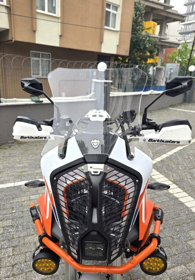 MOTOCAM KTM 1290 Super Adventure Ön Cam 2021-2026 Model 41cm Şeffaf Renkli