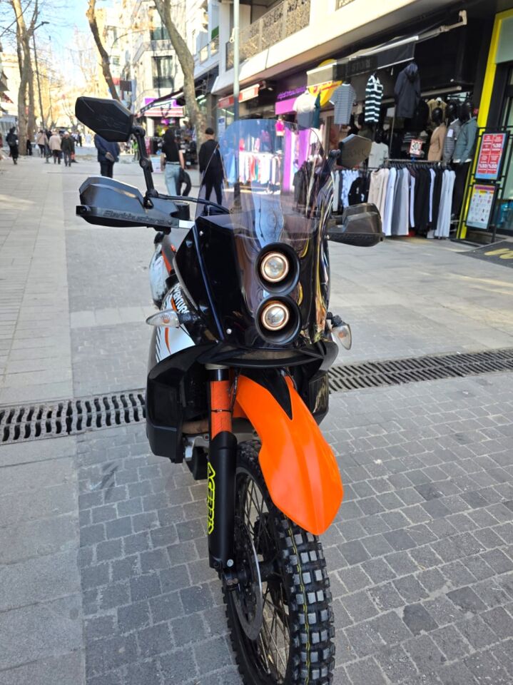 MOTOCAM KTM 950-990 Adventure KİT RALLY  Ön Cam 2006-2013 Model 51cm Füme Renkli 4mm