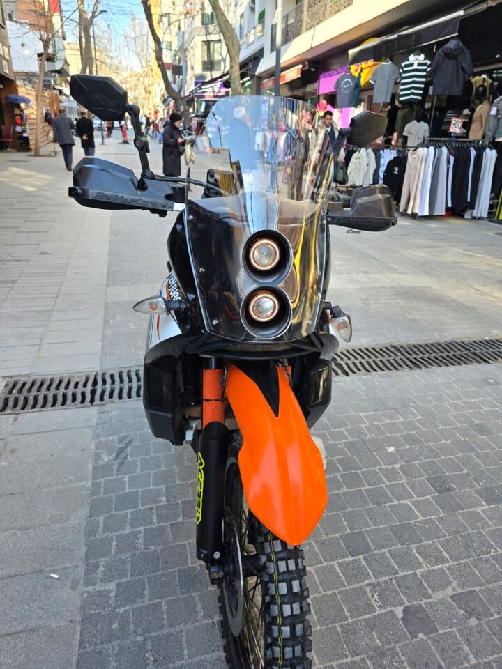 MOTOCAM KTM 950-990 Adventure KİT RALLY  Ön Cam 2006-2013 Model 51cm Şeffaf Renkli 4mm