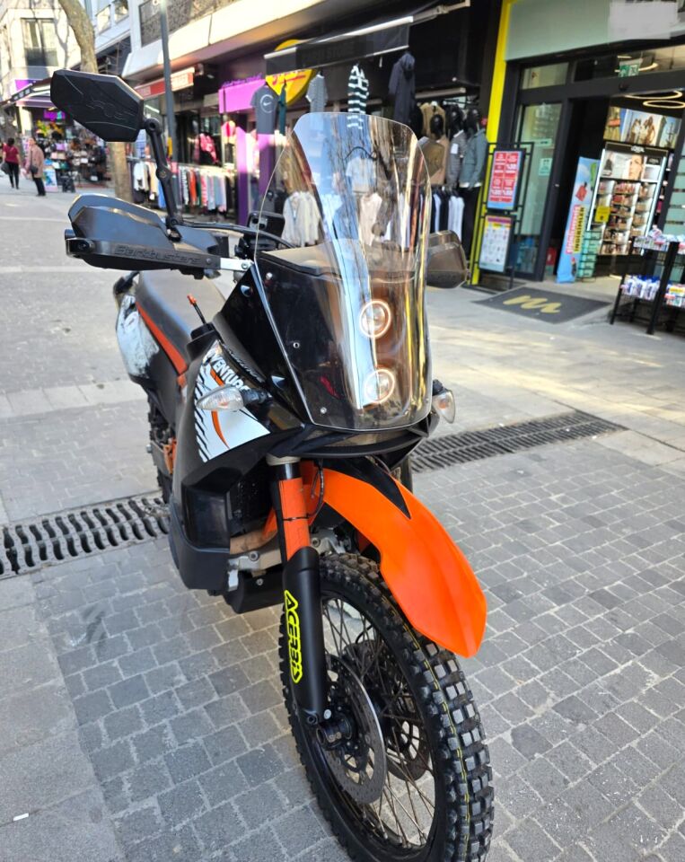 MOTOCAM KTM 950-990 Adventure KİT RALLY  Ön Cam 2006-2013 Model 51cm Tam Şeffaf Renkli 4mm
