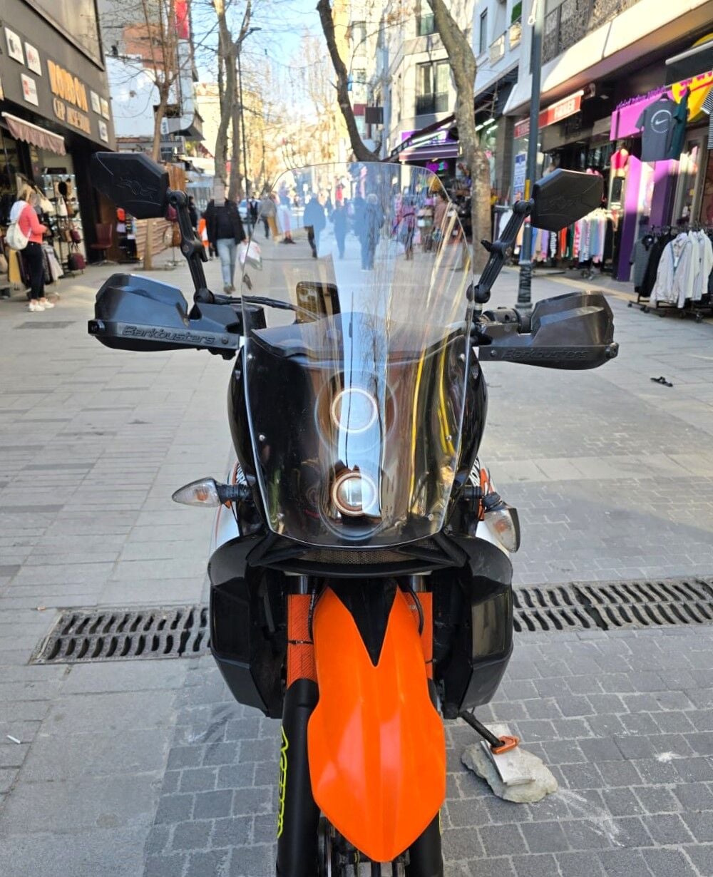 MOTOCAM KTM 950-990 Adventure KİT RALLY  Ön Cam 2006-2013 Model 51cm Tam Şeffaf Renkli 4mm