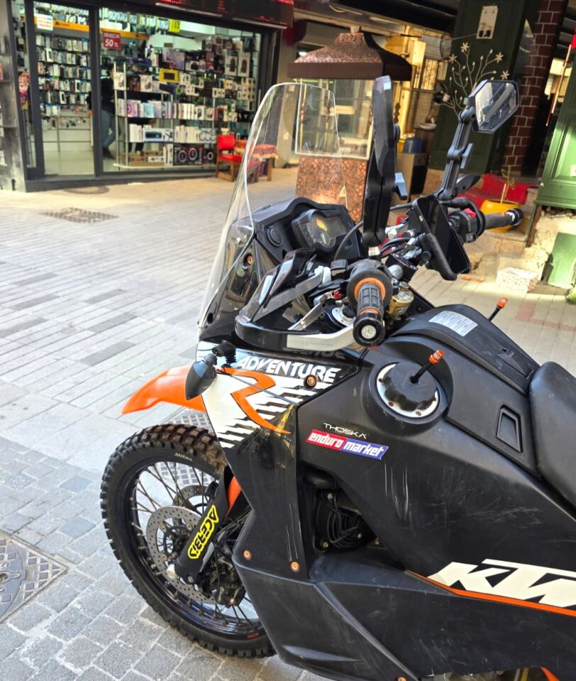 MOTOCAM KTM 950-990 Adventure KİT RALLY  Ön Cam 2006-2013 Model 51cm Tam Şeffaf Renkli 4mm