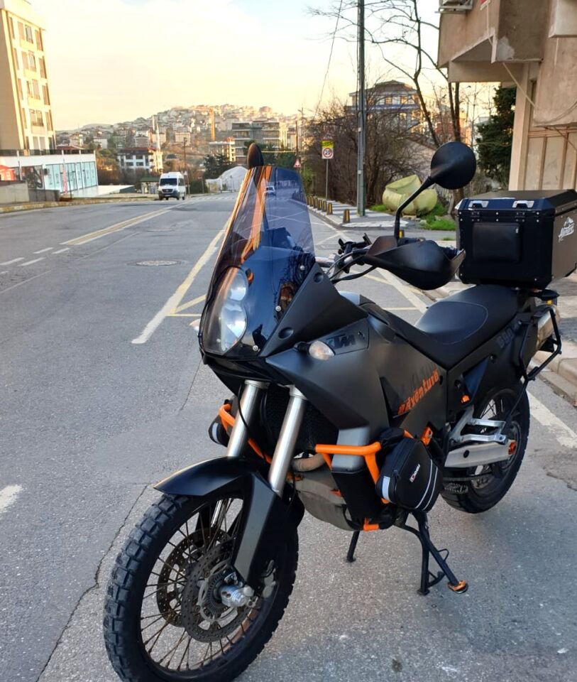 MOTOCAM KTM 990 Adventure Ön Cam 2015-2018 Model 52cm Füme Renkli 4mm