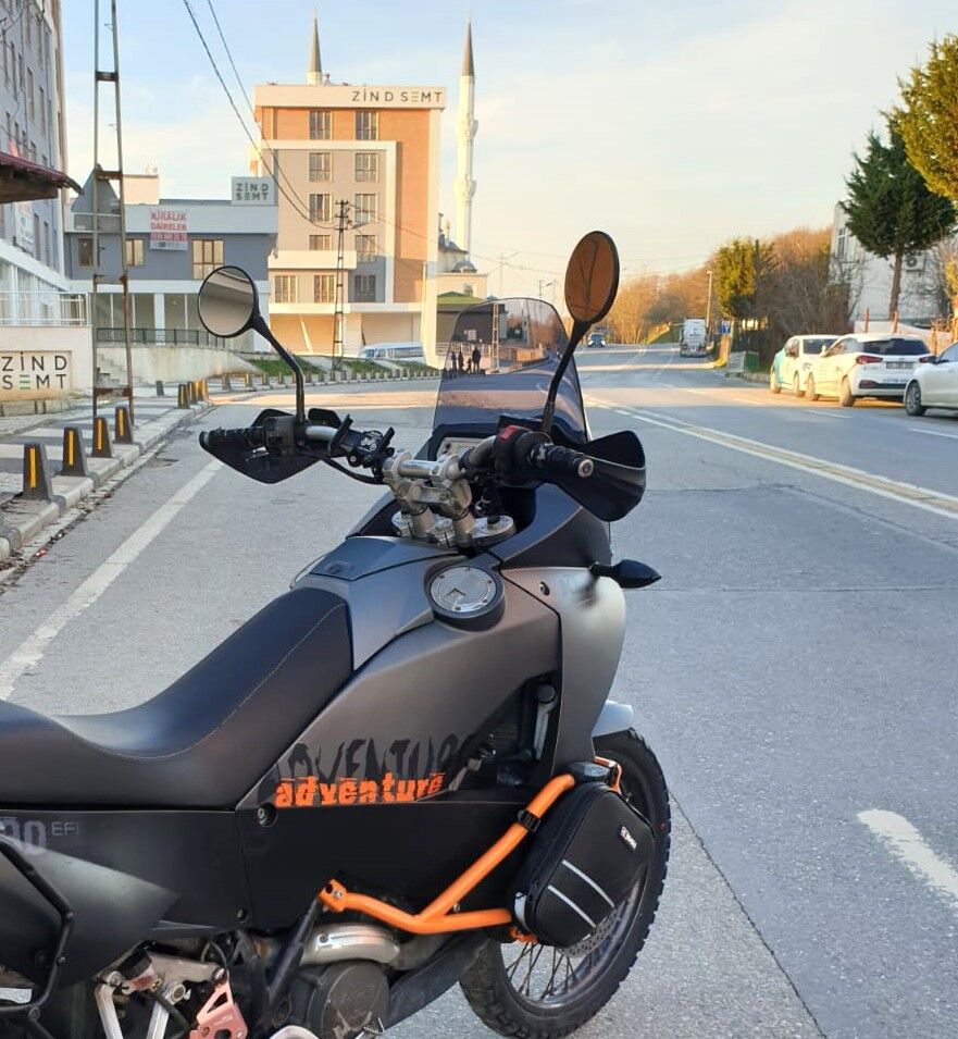 MOTOCAM KTM 990 Adventure Ön Cam 2015-2018 Model 52cm Füme Renkli 4mm