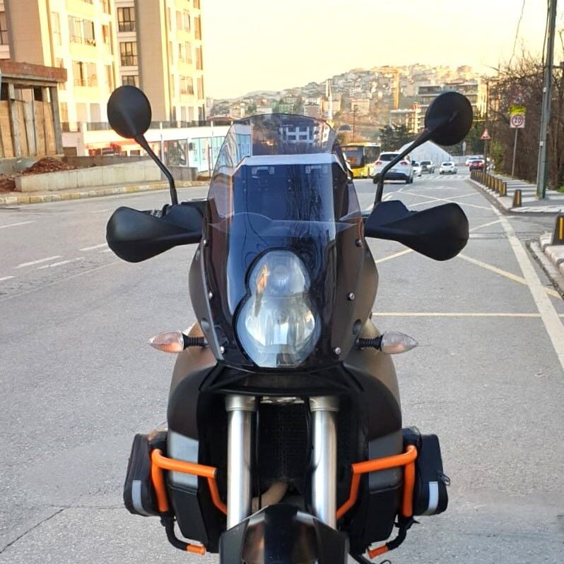MOTOCAM KTM 990 Adventure Ön Cam 2015-2018 Model 52cm Füme Renkli 4mm