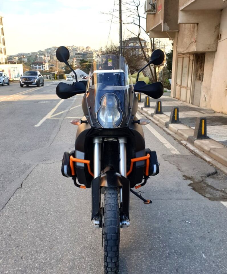 MOTOCAM KTM 990 Adventure Ön Cam 2015-2018 Model 52cm Şeffaf Renkli 4mm