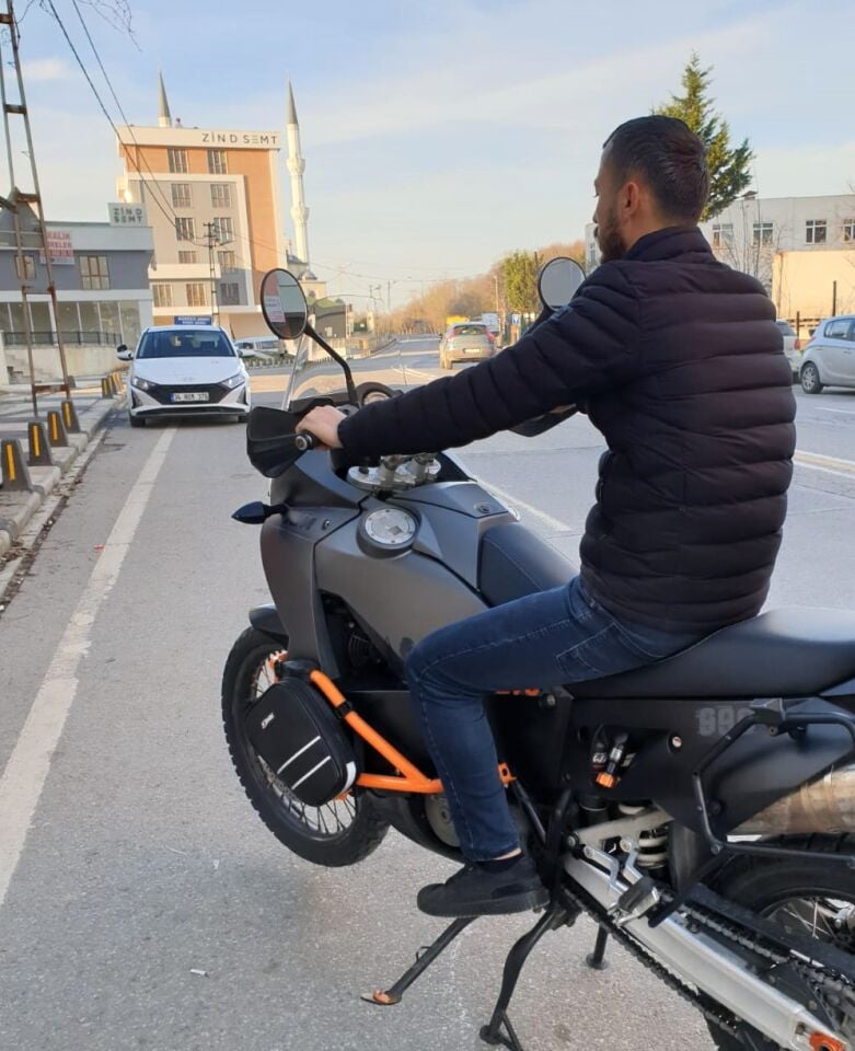 MOTOCAM KTM 990 Adventure Ön Cam 2015-2018 Model 52cm Şeffaf Renkli 4mm