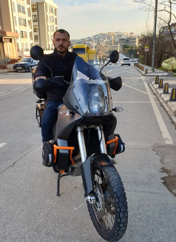 MOTOCAM KTM 990 Adventure Ön Cam 2015-2018 Model 52cm Şeffaf Renkli 4mm