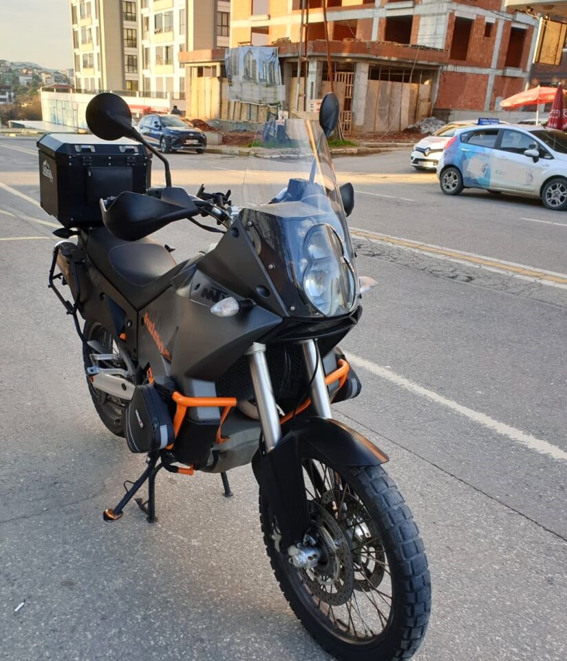 MOTOCAM KTM 990 Adventure Ön Cam 2015-2018 Model 52cm Şeffaf Renkli 4mm