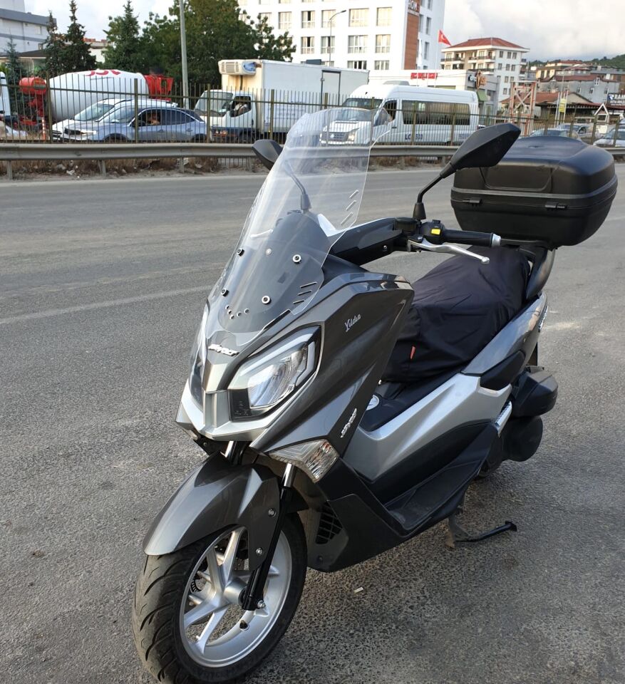 MOTOCAM Volta Revolt Rm5 Ön Cam 2020-2021 Model 65cm Şeffaf Renkli 4mm ORTA BOYLU