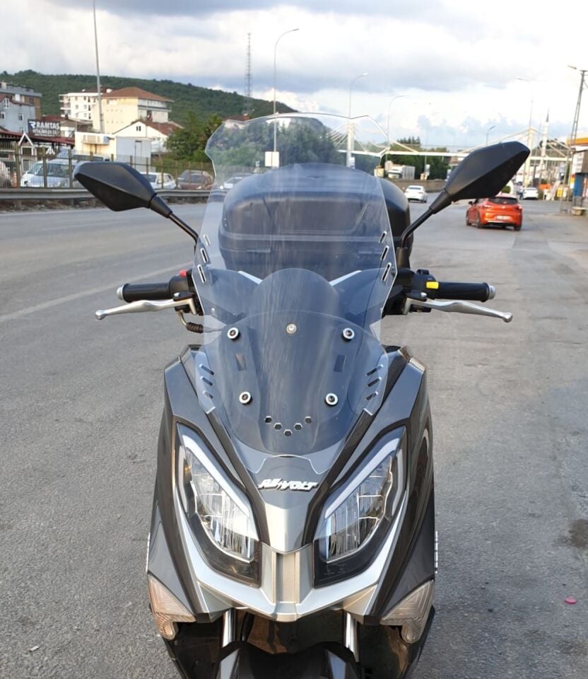 MOTOCAM Volta Revolt Rm5 Ön Cam 2020-2021 Model 65cm Şeffaf Renkli 4mm ORTA BOYLU