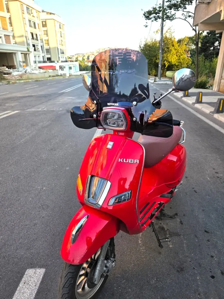 MOTOCAM Kuba Bevely Ön Cam 2022-2026 Model 37cm Siyah Renkli 4mm Elcikli APARATSIZ