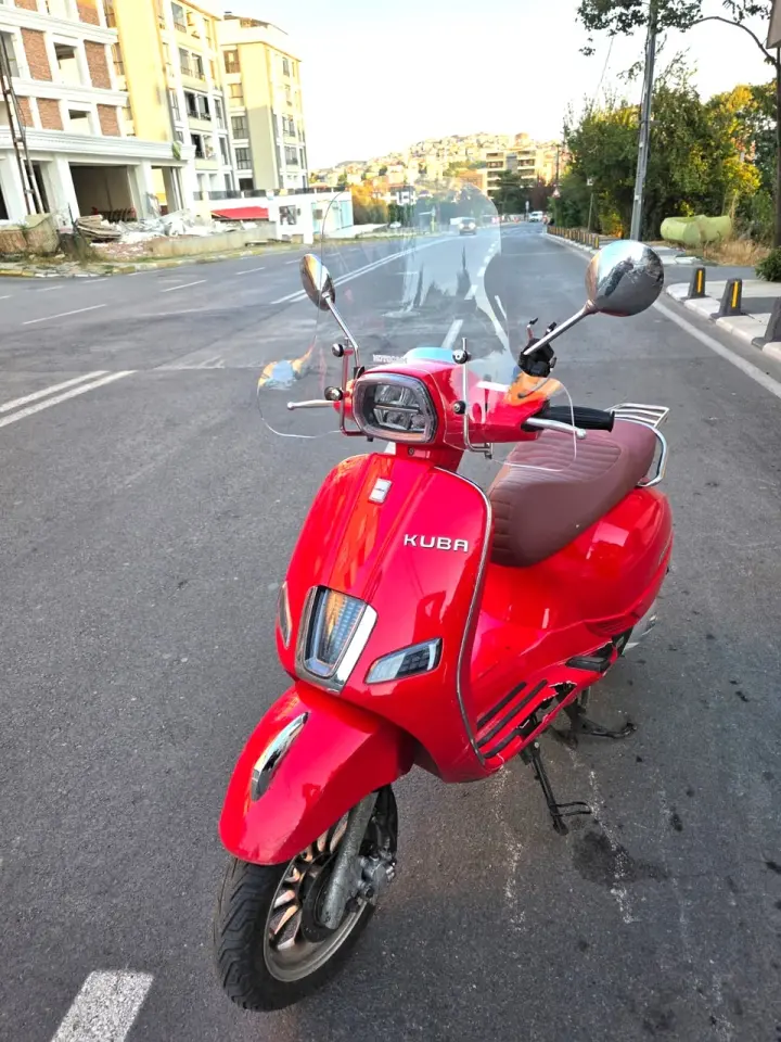 MOTOCAM Kuba Bevely Ön Cam 2022-2026 Model 37cm Şeffaf Renkli 4mm Elcikli APARATSIZ