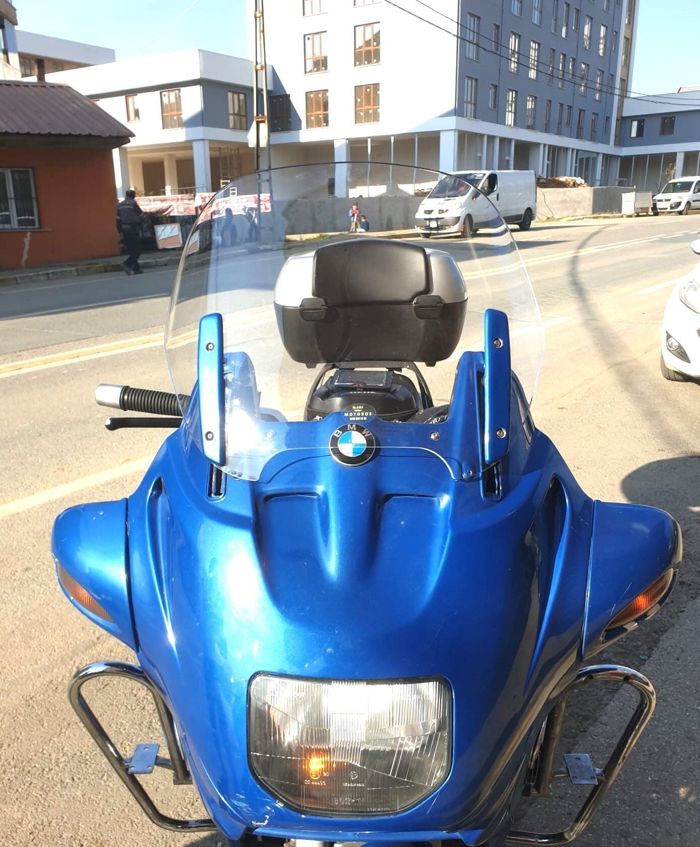 MOTOCAM Bmw R 1100 RT Ön Cam 1994-2000 Model 49cm Şeffaf Renkli 4mm