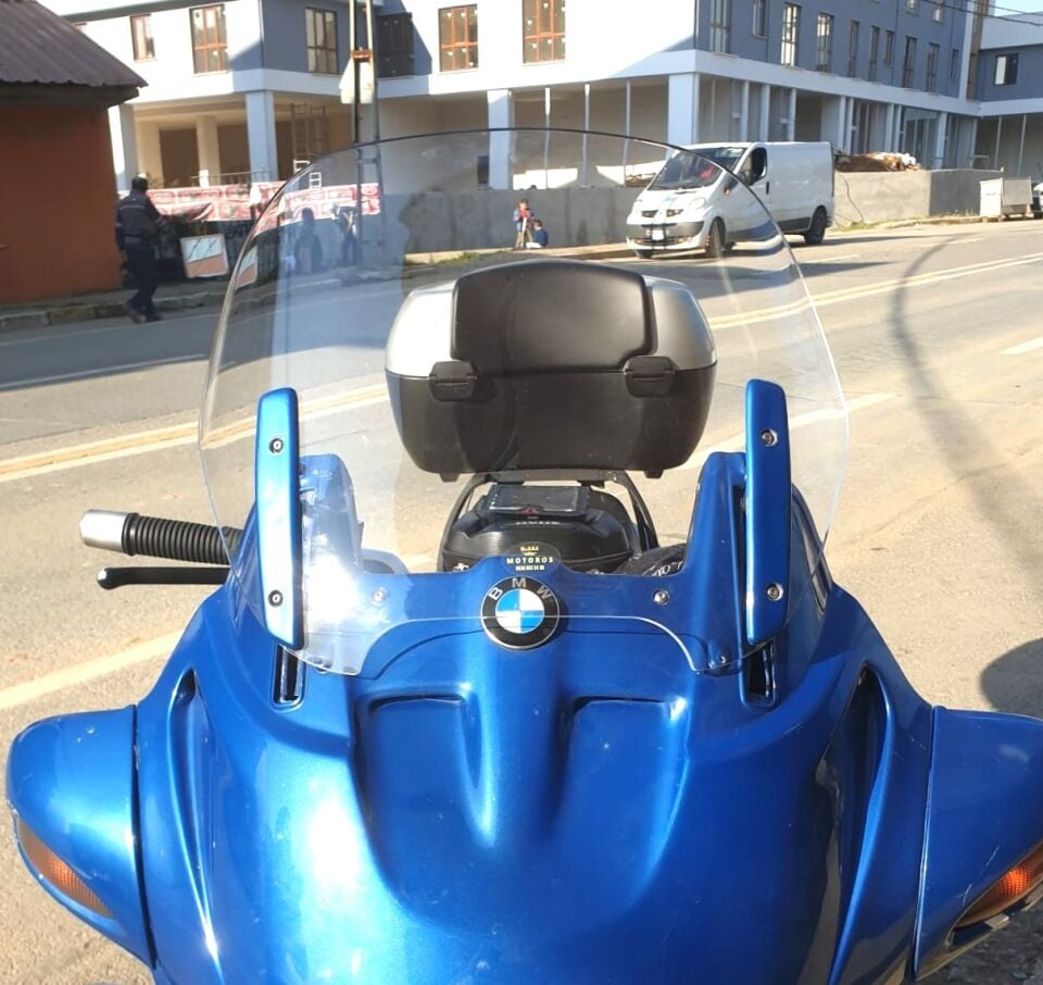 MOTOCAM Bmw R 1100 RT Ön Cam 1994-2000 Model 49cm Şeffaf Renkli 4mm